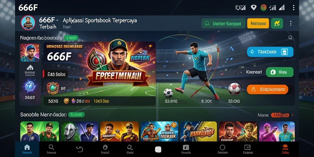 Tampilan menarik dari gameplay 666F di Sportsbook.