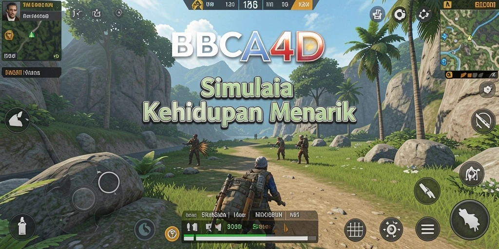 Screenshot utama BBCA4D menampilkan gameplay simulasi yang mendalam.