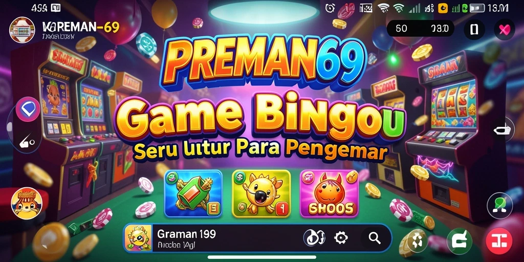 Tangkapan layar gameplay seru dari PREMAN69 Bingo.