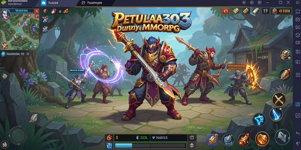 Tampilan gameplay yang menakjubkan dari PULSA303 dalam petualangan MMORPG.