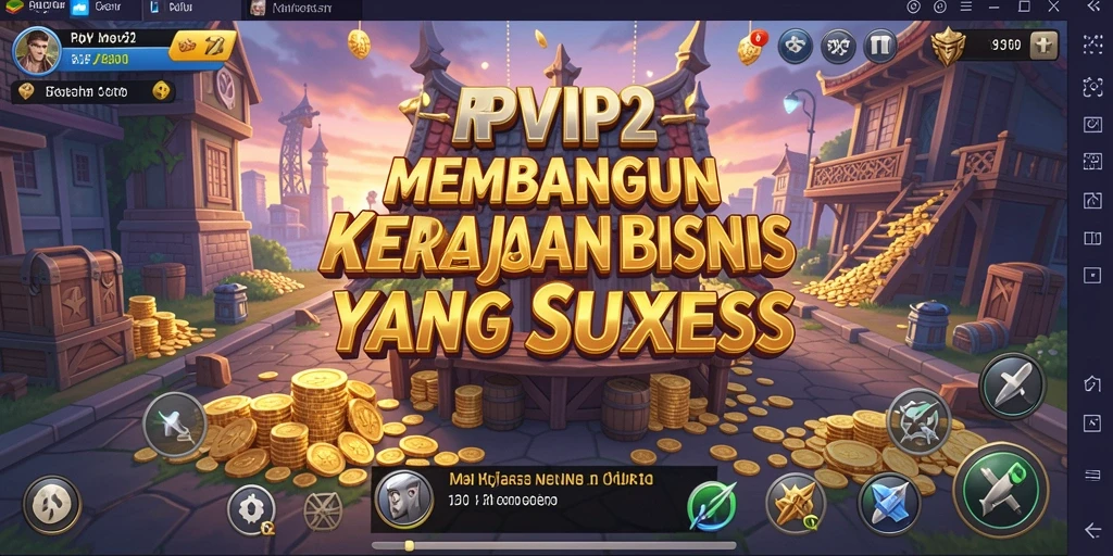 Screenshot utama RPVIP2 menunjukkan suasana gameplay Tycoon yang menarik.