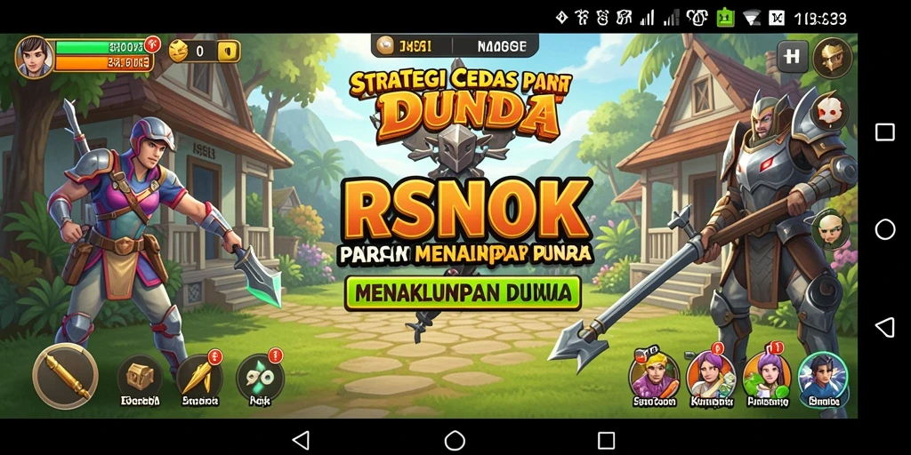 Tampilan gameplay RSNOK dengan strategi yang menawan.